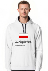 Polska flaga - duża + cytat (bluza)