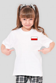 Polska flaga bez cytatu - mała