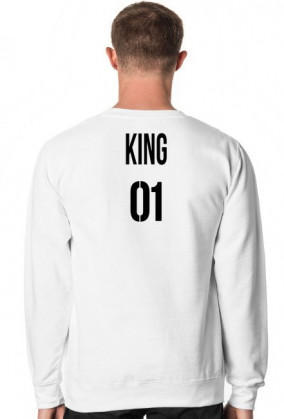 Bluza męska bez kaptura "KING 01"