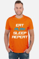 Koszulka Eat Play Sleep Repeat czarna