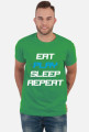 Koszulka Eat Play Sleep Repeat czarna