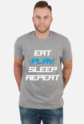 Koszulka Eat Play Sleep Repeat czarna