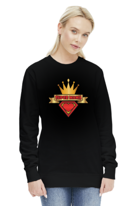 Bluza Super Mama czarna