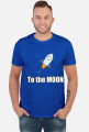 Koszulka to the moon czarna