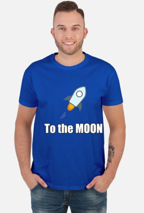 Koszulka to the moon czarna