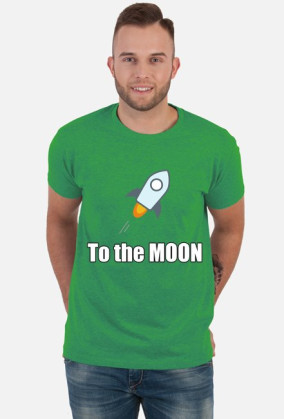 Koszulka to the moon czarna
