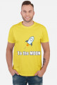 Koszulka to the moon biala