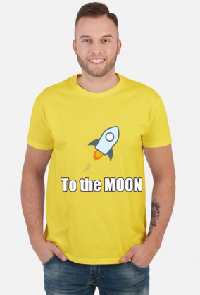 Koszulka to the moon biala