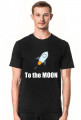 Koszulka to the moon biala