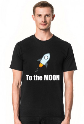 Koszulka to the moon biala