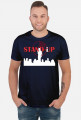 black & navy blue (T-shirt ST002 )