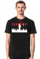 black & navy blue (T-shirt ST002 )