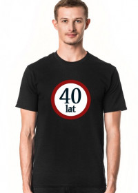 Koszulka okolicznościowa prezent 40 lat męska