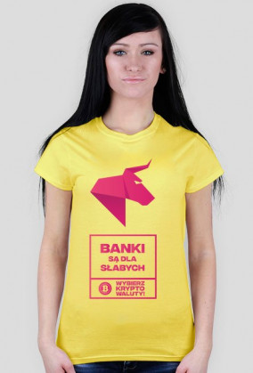 BANKI SĄ DLA SŁABYCH - NDS Wybierz kryptowaluty! Koszulka damska