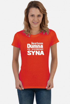 Jestem dumna ze swojego syna