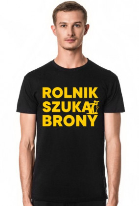 Rolnik szuka brony
