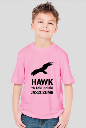Hawk to taki polski jaszczomb koszulka dziecięca edukacyjna M
