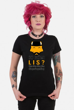 Co mówi lis what does a fox say tekst koszulka K