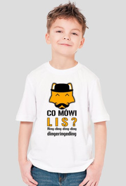Co mówi lis what does a fox say tekst koszulka M