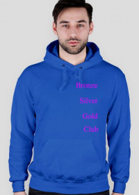 Bluza "bronze, silver, gold club"