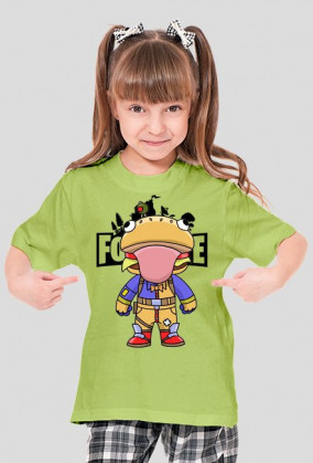 Koszulka dla dziewczynki Burger