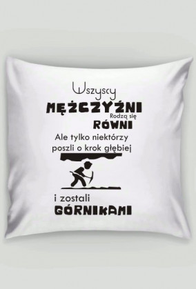 Poduszka Wszyscy mężczyźni rodzą się równi...