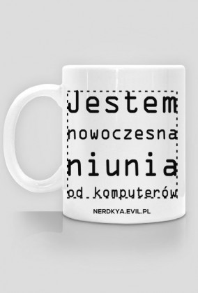 kubek jestem nowoczesna niunia