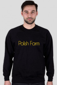 Bluza z żółtym napisem Polish Farm