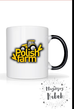 Magiczny kubek z logiem PolishFarm
