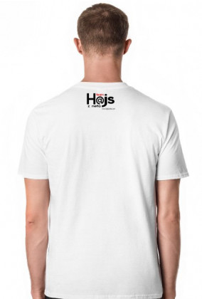 Koszulka T-shirt biała Hajs z Neta - logo przód i tył
