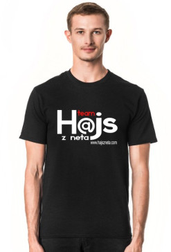Koszulka T-shirt męska Hajs z Neta - logo przód i tył
