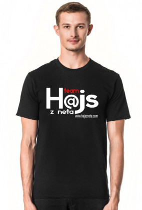 Koszulka męska - logo tylko przód Hajs z Neta