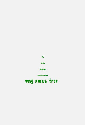 My xmas tree