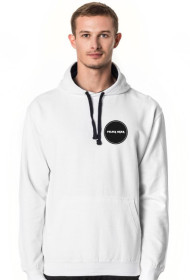 Biała Bluza z kapturem Małe