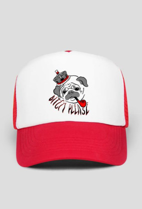 bitch please pug czapka unisex