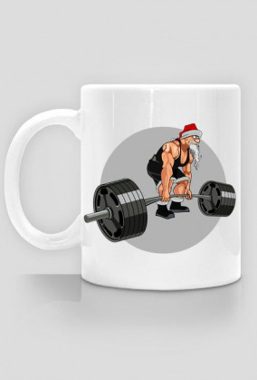 Xmas packer santa kubek