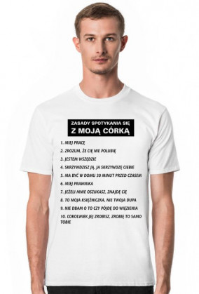 Koszulka Zasady spotykania się z moją córką