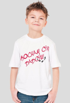 Koszulka chłopięca Kocham Cię Babciu