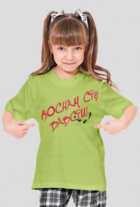 Koszulka dziewczęca Kocham Cię Babciu