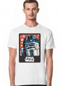 Koszulka Męska - "R2D2 Święta" - Star Wars