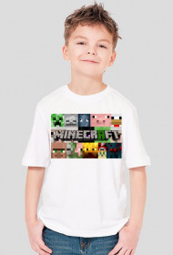 Minecraft Koszulka Dziecięca LOGO 2