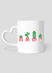 Kubek z kaktusami