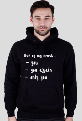 hoodie "list of my crush"