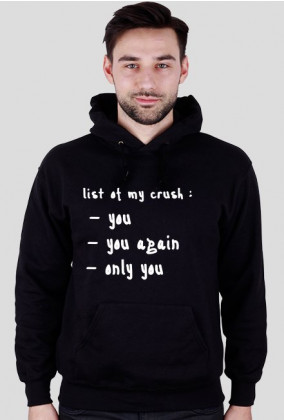 hoodie "list of my crush"