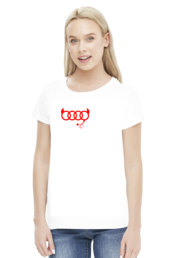 Audi Devil tshirt damski