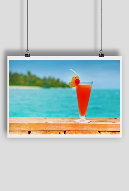 Kolorowy drink. Ale pixele!