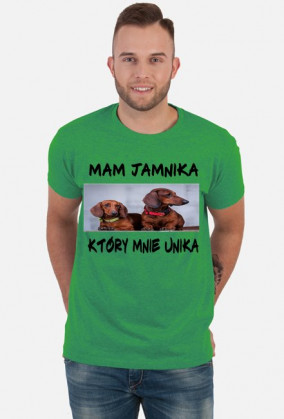 Koszulka ''Mam jamnika Który mnie unika''