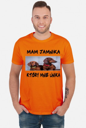 Koszulka ''Mam jamnika Który mnie unika''
