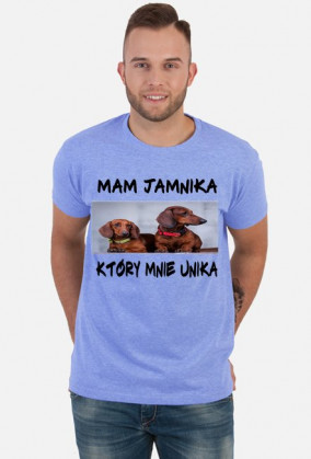 Koszulka ''Mam jamnika Który mnie unika''