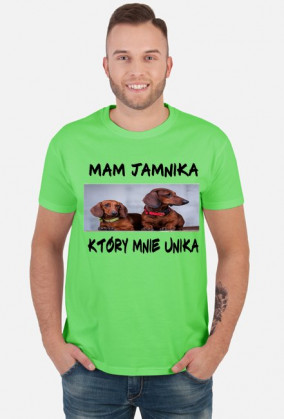 Koszulka ''Mam jamnika Który mnie unika''